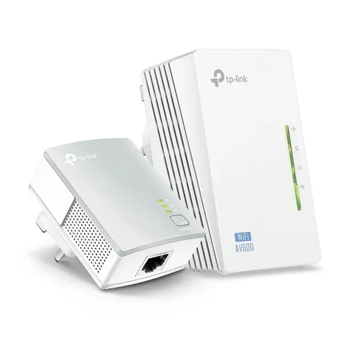 Picture of Tp-Link TL-WPA4220 Kit Powerline Network Adapter 300 Mbit/S Ethernet Lan Wi-Fi White 1 Pc(S) - TL-WPA4220KIT