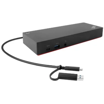 Picture of Lenovo 40Af0135eu Laptop Dock/Port Replicator Wired Black - 40Af0135eu