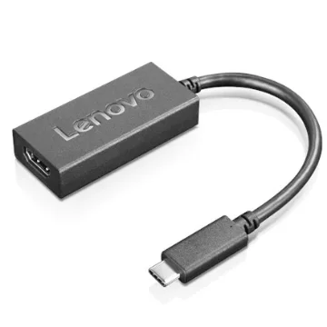 Picture of Lenovo 4X90r61022 Video Cable Adapter 0.24 M Usb Type-C Hdmi Type a (Standard) Black - 4X90r61022