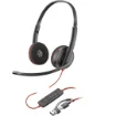 Picture of Poly Blackwire 3220 Stereo Usb-C Black Headset +Usb-C/A Adapter (Bulk) - 8X2j9a6