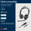 Picture of Poly Blackwire 5220 Stereo Usb-C Headset +3.5mm Plug +Usb-C/A Adapter - 8X231aa