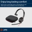 Picture of Poly Blackwire 5210 Monaural Usb-C Headset +3.5mm Plug +Usb-C/A Adapter - 8X230aa
