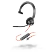 Picture of Poly Blackwire 3310 Monaural Usb-C Headset +Usb-C/A Adapter - 8X215aa
