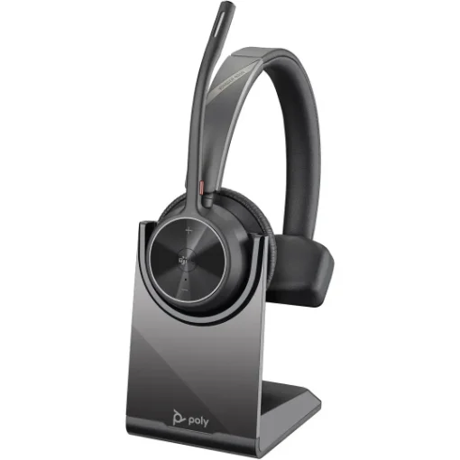 Picture of Poly Voyager 4310-M Microsoft Teams Certified Usb-C Headset +BT700 Dongle +Charging Stand - 77Y97aa