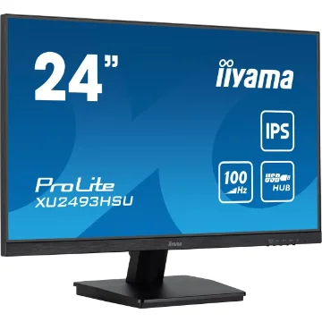 Picture of Iiyama Prolite 24” Full Hd Ips-Monitor with Usb-Hub and 100Hz Refresh Rate - XU2493HSU-B7