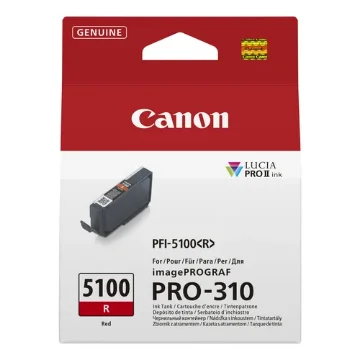 Picture of Canon Pfi-5100 R Ink Cartridge 1 Pc(S) Original Red - 6958C001