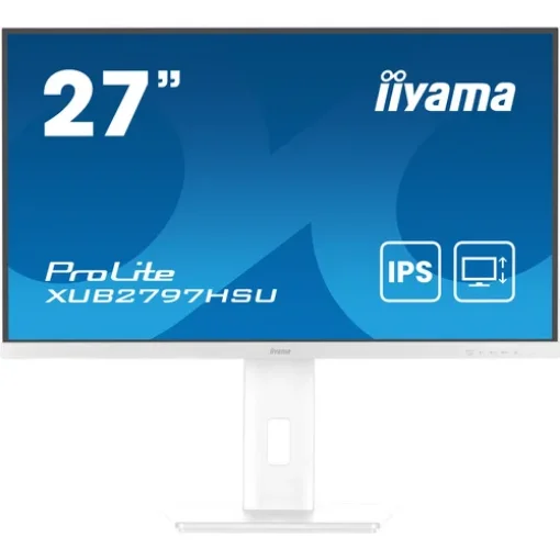 Picture of Iiyama Prolite 27” Ips Technology Panel with Height Adjustable Stand and 100Hz Refresh Rate - XUB2797HSU-W2
