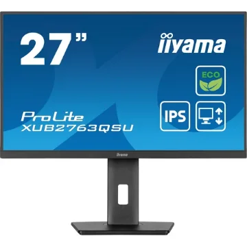 Picture of Iiyama Prolite 27” Ips Qhd Panel with B Energy Class - XUB2763QSU-B1