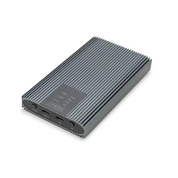 Picture of Digitus Usb M.2 Nvme Clonestation, Ssd, Nvme, 20Gbits, Usb 3.2 Gen2, Aluminum, Toolfree - Da-71559