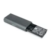 Picture of Digitus Usb M.2 Hard Disk Enclosure, Ssd, External, Nvme, 40Gbps, Usb 4.0, Aluminum, Toolfree - Da-71158