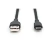 Picture of Digitus Usb-C Silicone Connection Cable, 2m, Black - Ak-300340-020-S