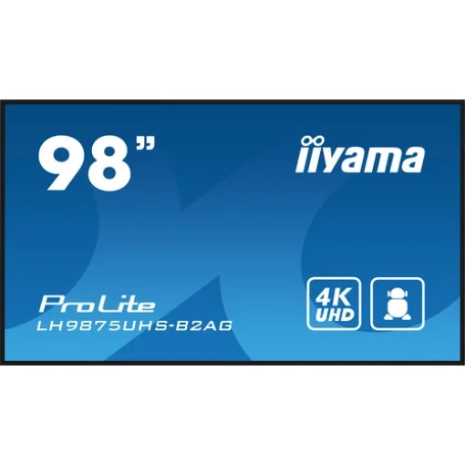 Picture of Iiyama 98" 4K Uhd Professional Digital Signage Display Featuring Android Os, Iisignage² and Ops Pc Slot - LH9875UHS-B2AG