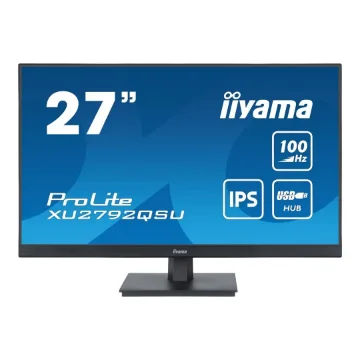 Picture of Iiyama Prolite 27” Qhd Ips Technology Panel with Usb Hub and 100Hz Refresh Rate - XU2792QSU-B6