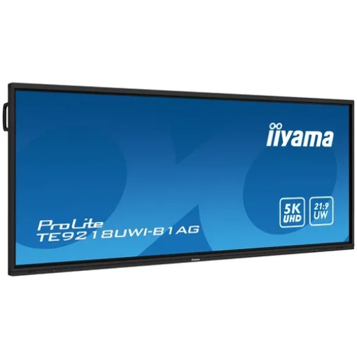 Picture of Iiyama 92” Ultra-Wide Interactive 5K Uhd Display with 21:9 Panoramic View - TE9218UWI-B1AG