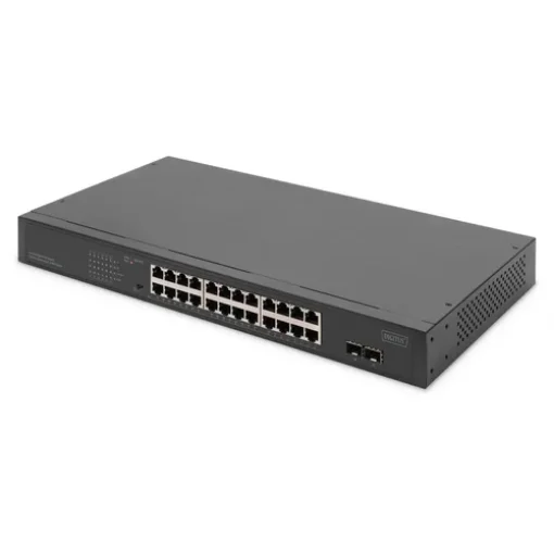 Picture of Digitus 24-Port Gigabit Netzwerkswitch, 19 Zoll, Unmanaged,2 Uplink Ports, Sfp - Dn-95348-2