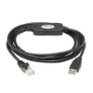 Picture of Eaton - Tripp Lite U009-006-RJ45-X Usb-A To RJ45 Rollover Console Cable (M/M) - Cisco Compatible, 250 Kbps, 6 Ft. (1.83 M), Black - U009-006-RJ45-X