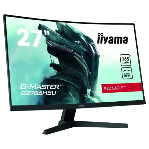 Picture of Iiyama G-Master Immerse Yourself in the Game with the Curved G2766HSU with Freesync Premium - G2766HSU-B1