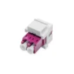 Picture of Digitus Fiber Optic Lc/Lc Duplex Coupler, Multimode-OM4, Keystone Module - Dn-96019-1-K