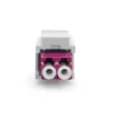 Picture of Digitus Fiber Optic Lc/Lc Duplex Coupler, Multimode-OM4, Keystone Module - Dn-96019-1-K