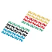 Picture of Digitus Color Clips for Patch Cable -Mixed (20 Pcs. in Each Red, Green, Blue, Yellow, Black) - A-Cc-M