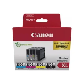 Picture of Canon 9254B010 Ink Cartridge 4 Pc(S) Original High (Xl) Yield Black, Cyan, Magenta, Yellow - 9254B010