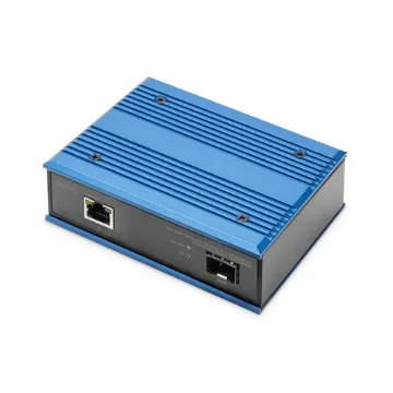 Picture of Digitus 10/100/1000Base-TX (Poe) To 1000Base-FX Industrial Media Converter - Dn-652104-1