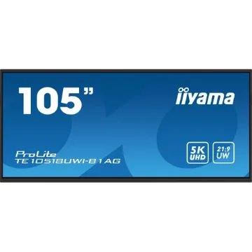 Picture of Iiyama 105” Ultra-Wide Interactive 5K Uhd Display with 21:9 Panoramic View - TE10518UWI-B1AG