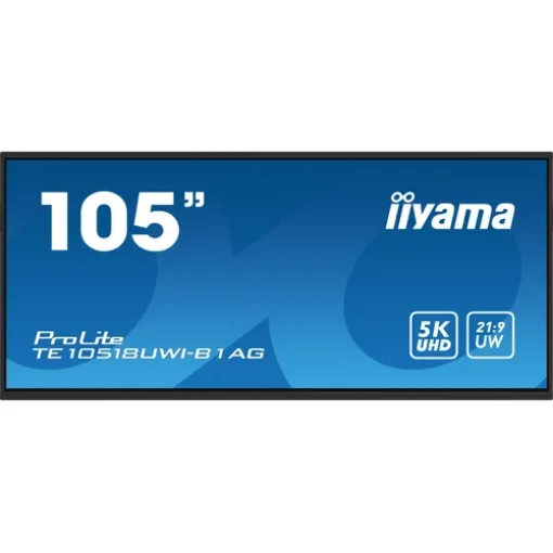 Picture of Iiyama 105” Ultra-Wide Interactive 5K Uhd Display with 21:9 Panoramic View - TE10518UWI-B1AG