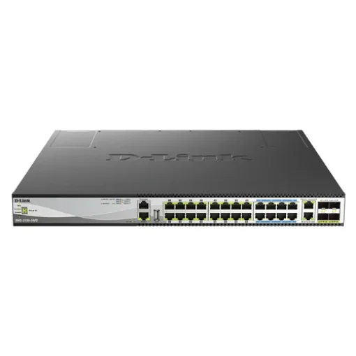 Picture of D-Link DMS-3130-30PS Managed L3 10G Ethernet (100/1000/10000) Power Over Ethernet (Poe) Black - DMS-3130-30PS/E