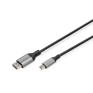 Picture of Digitus 8K Displayport Adapter Cable, Mini Dp To Dp - Db-340106-020-S