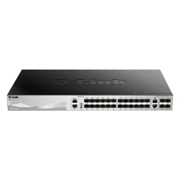 Picture of D-Link DGS-3130-30S/E Network Switch Managed L3 10G Ethernet (100/1000/10000) Grey - DGS-3130-30S/E