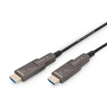 Picture of Digitus 4K - Hdmi Aoc Hybrid Fiber Optic Cable with 20m Removable Plug - Ak-330127-200-S
