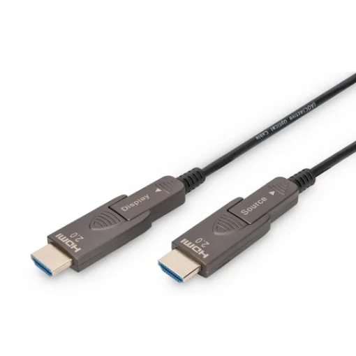 Picture of Digitus 4K - Hdmi Aoc Hybrid Fiber Optic Cable with 10m Removable Plug - Ak-330127-100-S