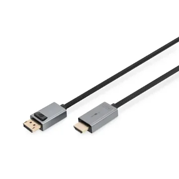 Picture of Digitus 4K Displayport Adapter Cable, Dp - Hdmi Type a - Db-340202-018-S