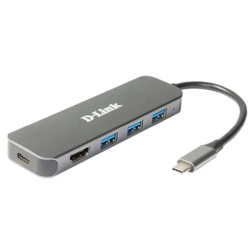 Picture of D-Link 5-In-1 Usb-C Hub with Hdmi/Power Delivery - Dub-2333