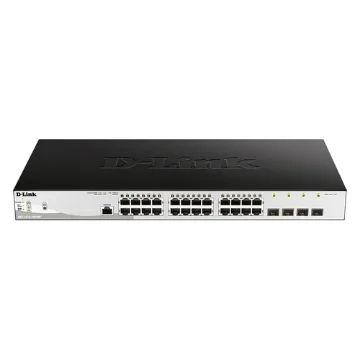 Picture of D-Link DGS-1210-28P/ME/E Network Switch Managed L2/L3 Gigabit Ethernet (10/100/1000) Power Over Ethernet (Poe) 1U - DGS-1210-28P/ME/E