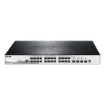 Picture of D-Link DGS-1510-28XMP Managed L2/L3 Gigabit Ethernet (10/100/1000) Power Over Ethernet (Poe) Black, Grey - DGS-1510-28XMP/E