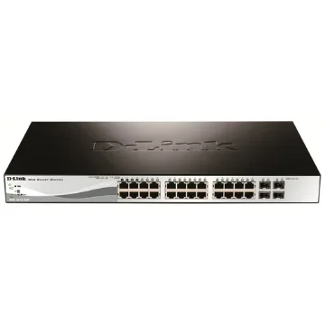 Picture of D-Link DGS-1210-28P Managed L2 Gigabit Ethernet (10/100/1000) Power Over Ethernet (Poe) 1U - DGS-1210-28P/E