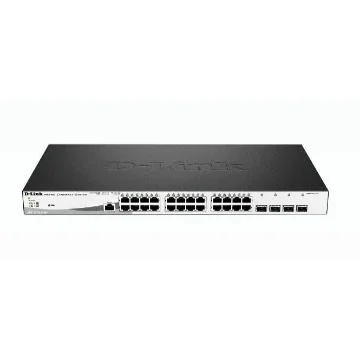 Picture of D-Link DGS-1210-28MP/E Network Switch Managed L2 Gigabit Ethernet (10/100/1000) Power Over Ethernet (Poe) 1U Black, Grey - DGS-1210-28MP/E