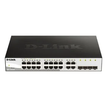 Picture of D-Link Dgs-1210-20 Managed L2 Gigabit Ethernet (10/100/1000) 1U Black - Dgs-1210-20/E