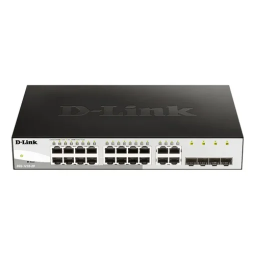 Picture of D-Link Dgs-1210-20 Managed L2 Gigabit Ethernet (10/100/1000) 1U Black - Dgs-1210-20/E
