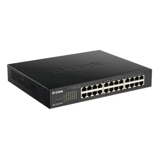 Picture of D-Link DGS-1100-24PV2 Managed L2 Gigabit Ethernet (10/100/1000) Power Over Ethernet (Poe) Black - DGS-1100-24PV2/E