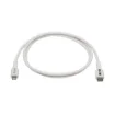 Picture of Eaton - Tripp Lite M102AB-01M-WH Safe-It Usb-C To Lightning Sync/Charge Antibacterial Cable (M/M), Mfi Certified, White, 1 M (3.3 Ft.) - M102AB-01M-WH