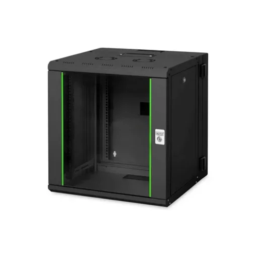 Picture of Digitus Wall Mounting Cabinet Unique Series - Double Sectioned, Pivoted - Dn-19 12-U-3-Sw