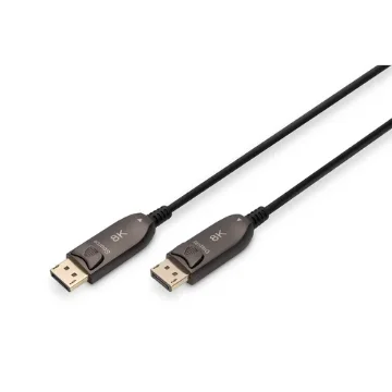 Picture of Digitus Displayport Aoc Hybrid Fiber Optic Cable, Uhd 8K, 20 M - Ak-340107-200-S