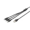 Picture of Digitus 3-In-1 Charging Cable - Ak-300160-010-S