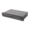 Picture of Digitus 8-Port Gigabit Poe Networkswitch, 10 Zoll, L2 Managed, 80 W, Af/At - Dn-95331