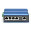 Picture of Digitus 4 Port Gigabit Network Poe Switch, Industrial, Unmanaged, 1 RJ45 Uplink - Dn-651120