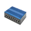 Picture of Digitus 8 Port Fast Ethernet Network Switch, Industrial, Unmanaged, 1 RJ45 Uplink - Dn-650106