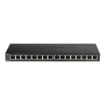 Picture of D-Link DGS-1016S Unmanaged Gigabit Ethernet (10/100/1000) Black - DGS-1016S/E